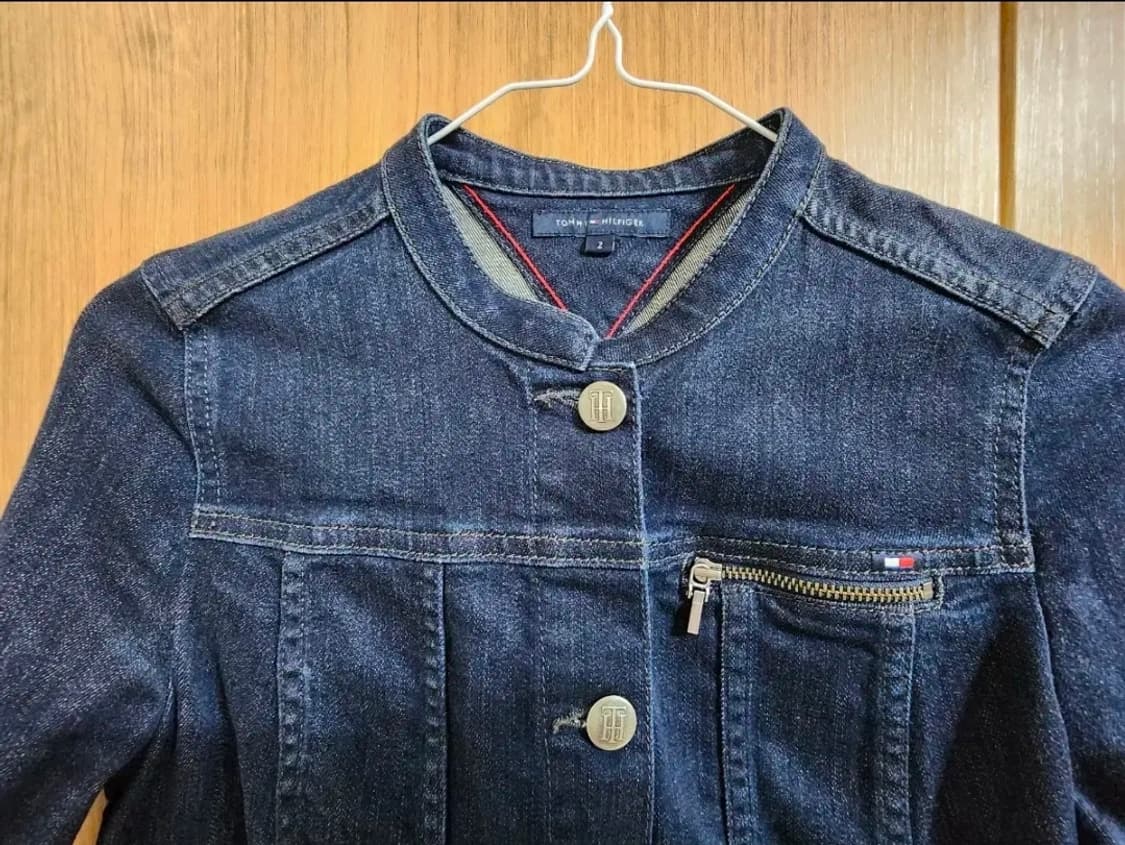 (XS)여성 타미힐피거 슬림핏 데님 자켓 상품이미지2