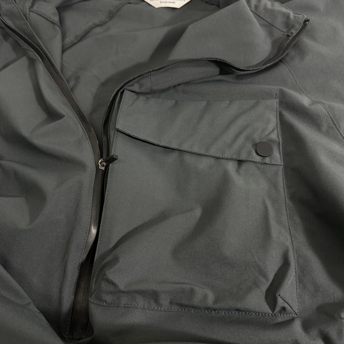 L 라퍼지스토어 다크그레이 빅포켓 유틸리티 바람막이 아노락 상품이미지5