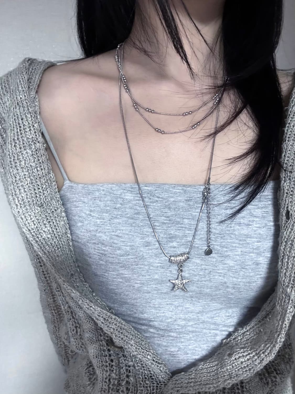 Star Ball Chain Necklace (일체형 X) 상품이미지8