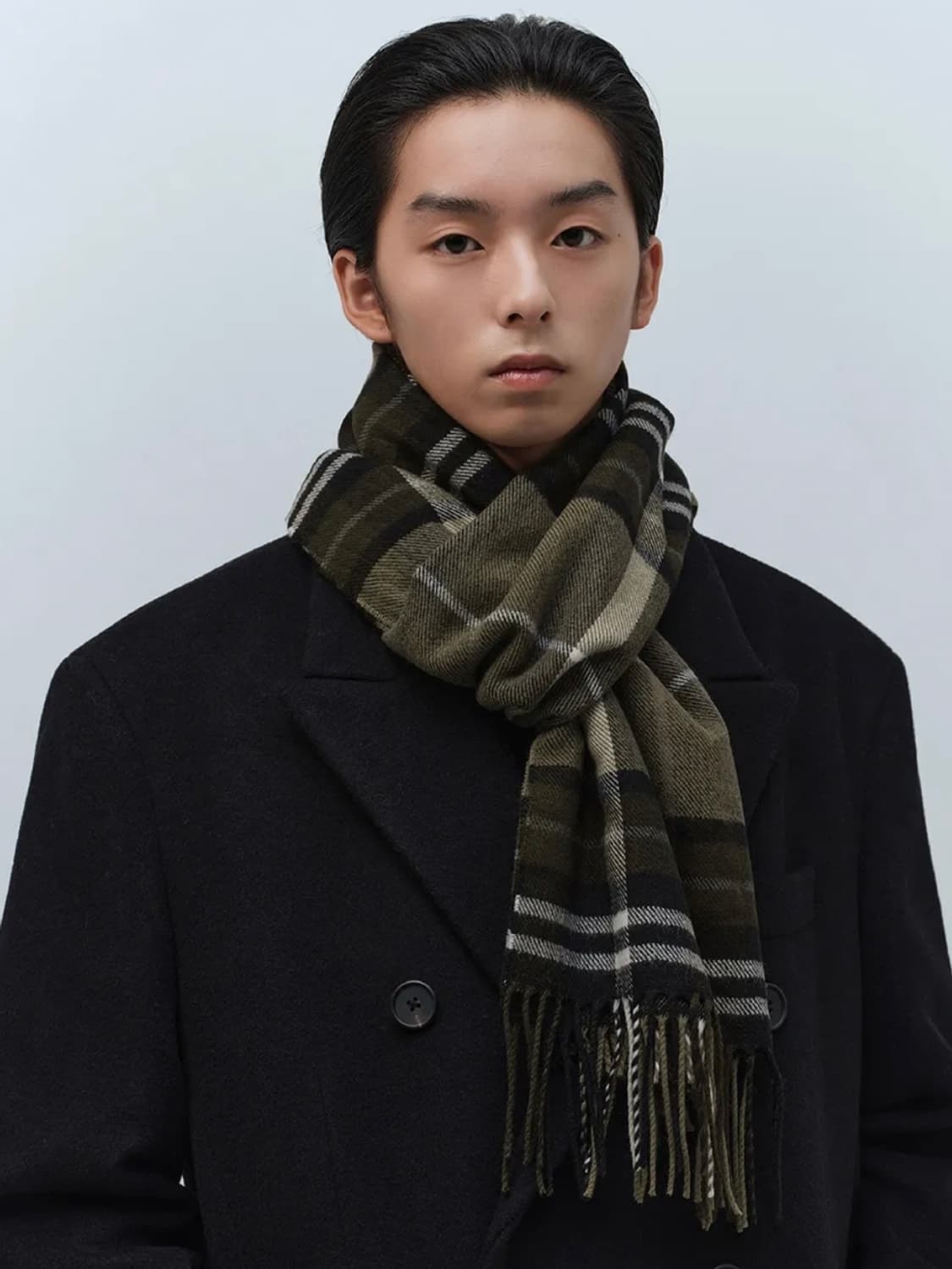 [새상품] 무탠다드 체크 머플러 상품이미지1