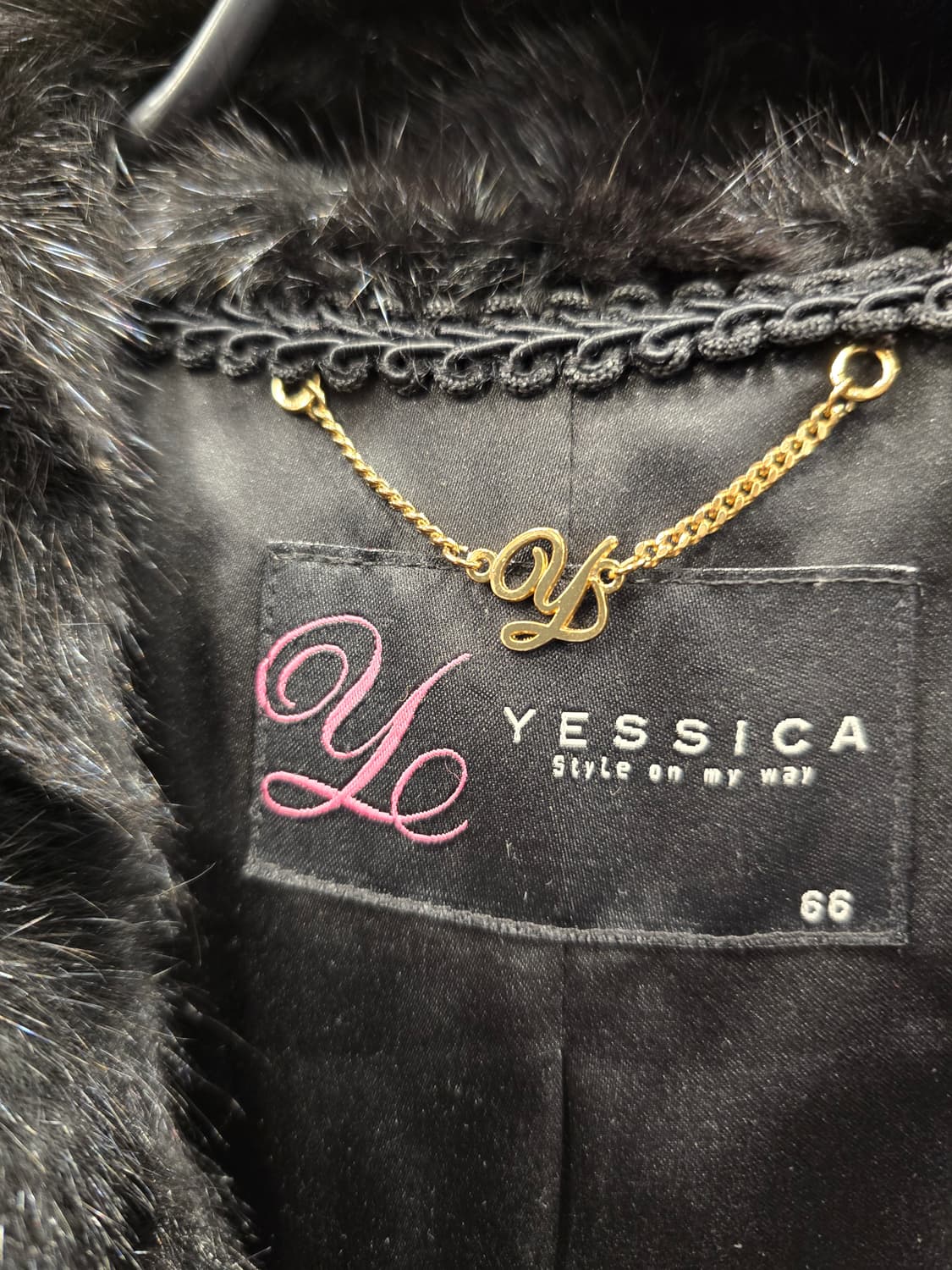 예시카 Yessica 밍크 후드 조끼 롱베스트 66 상품이미지8