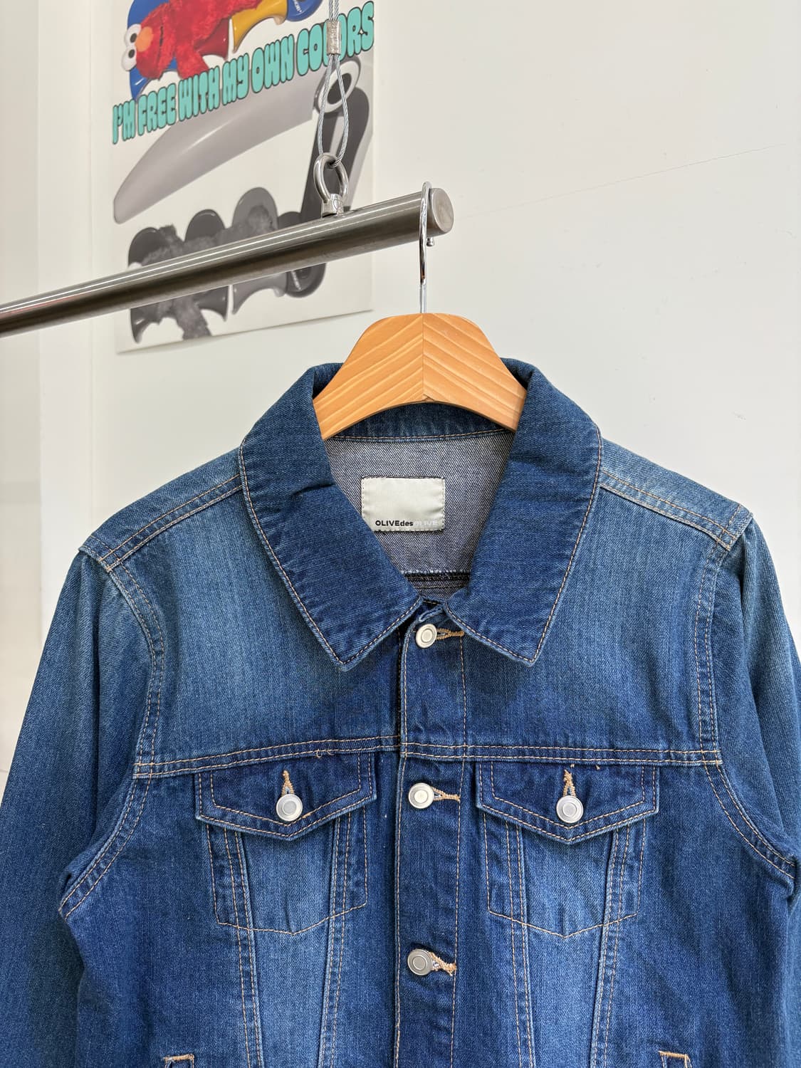 OLIVEdes 데님 자켓 상품이미지2