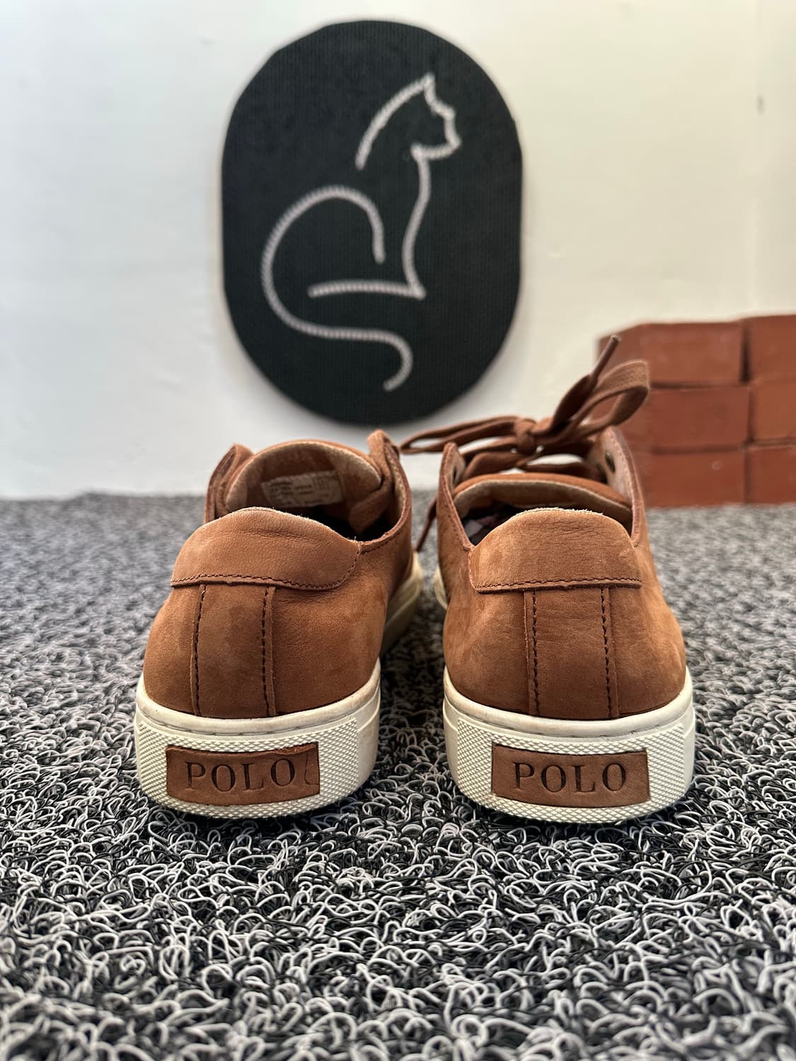 폴로 랄프로렌 가죽 스니커즈 265mm 상품이미지5