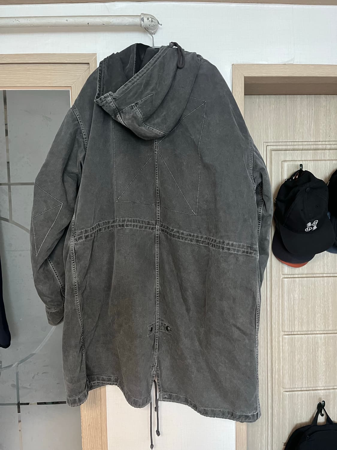 디네댓 워시드 오버핏 야상 상품이미지2