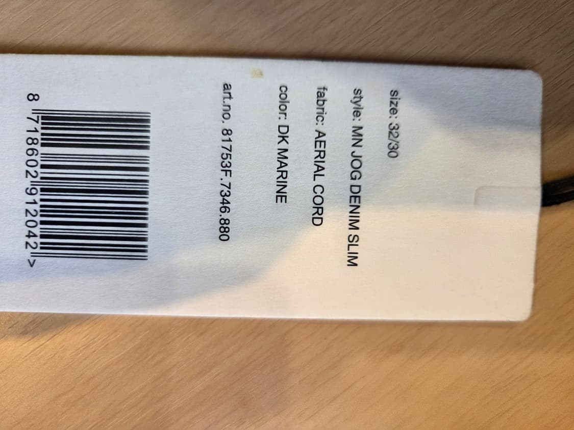 G-STAR 네이비 코듀로이 조거 팬츠(W32/L30)남여공용 상품이미지5