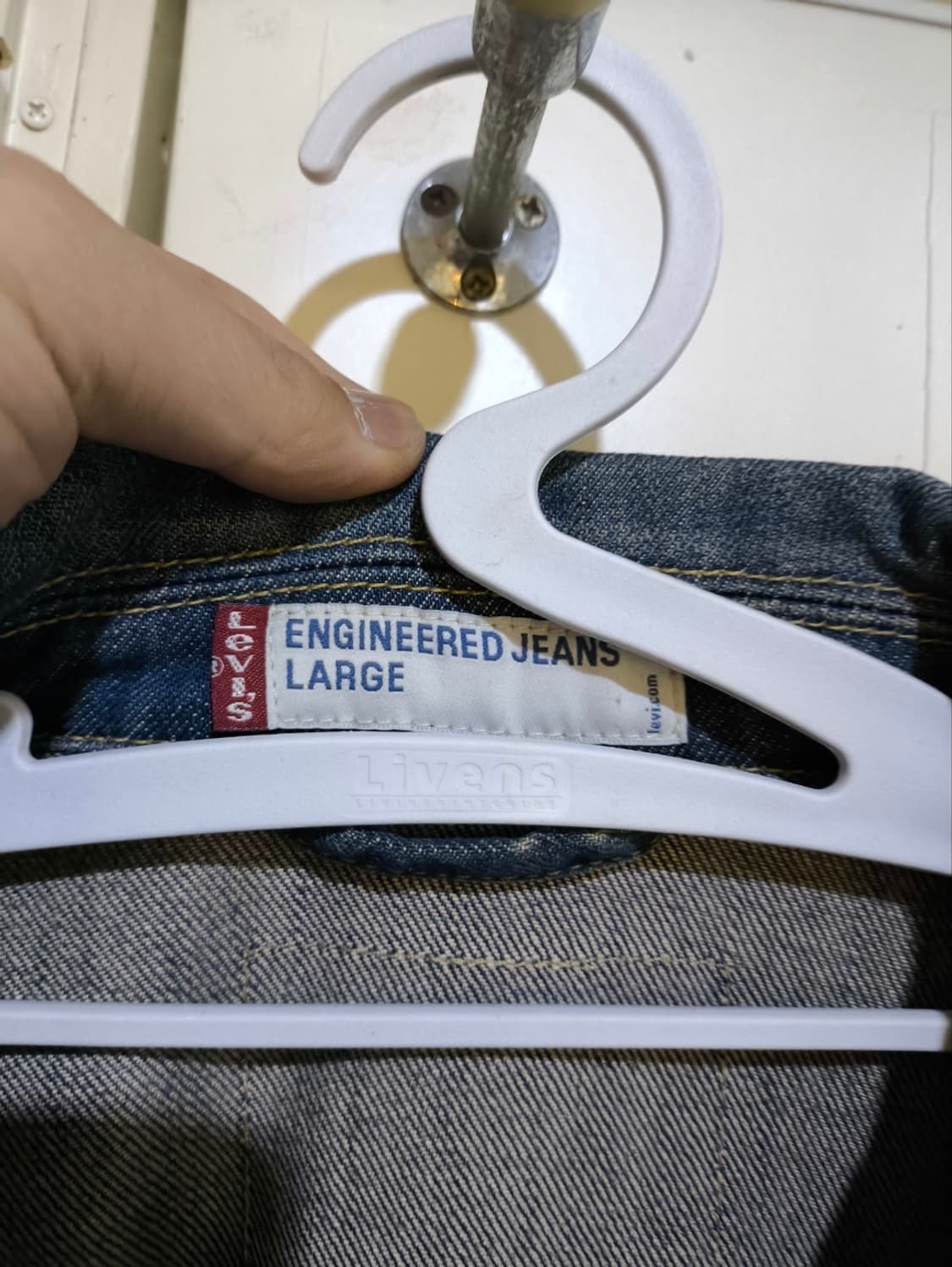 리바이스 엔진 데님자켓 샌드워싱 상품이미지2