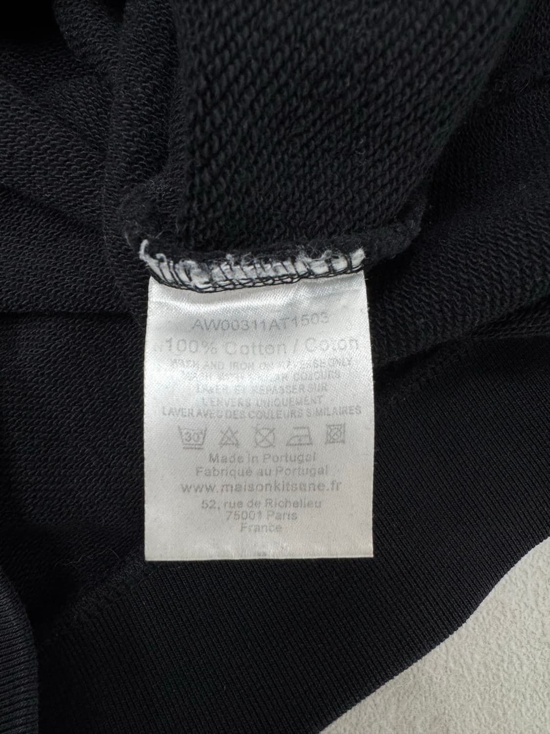 •메종 키츠네 블랙 맨투맨 상품이미지9