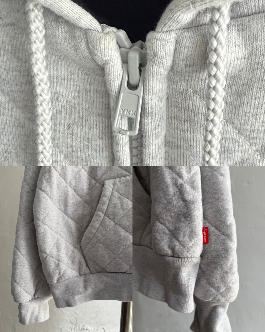 Supreme 슈프림 25FW 퀼티드 집업 후드 스웻셔츠 상품이미지8