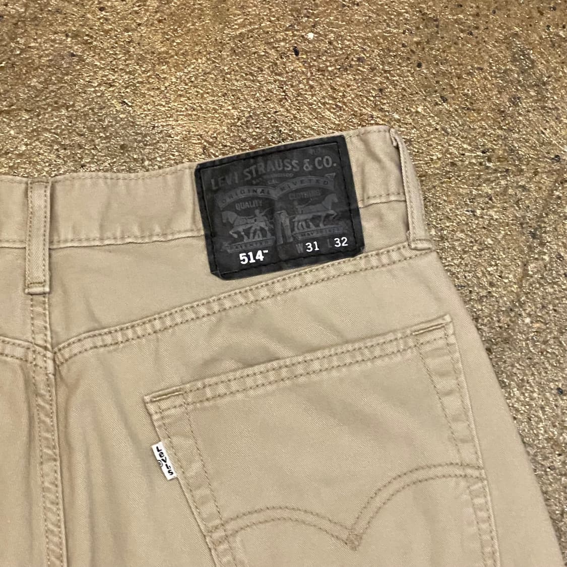 빈티지 리바이스 514 베이지진 청바지 상품이미지7
