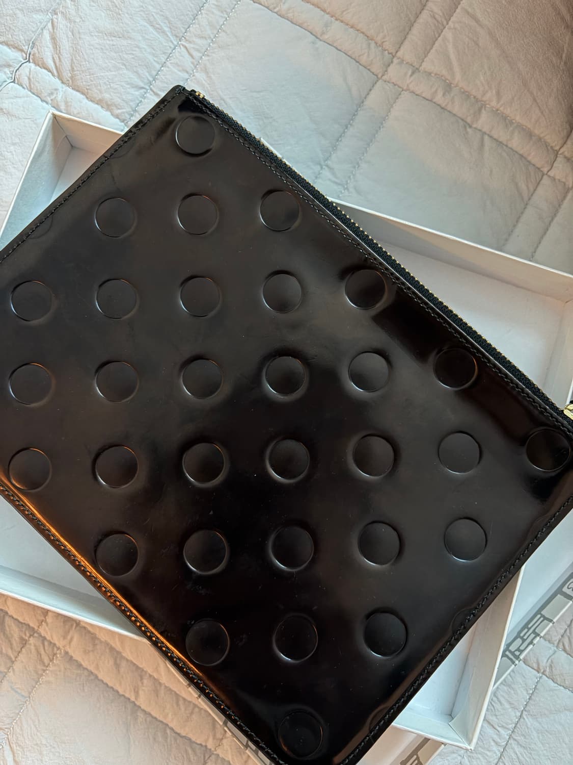 꼼데가르송 comme des garcons 폴카도트 클러치 상품이미지2