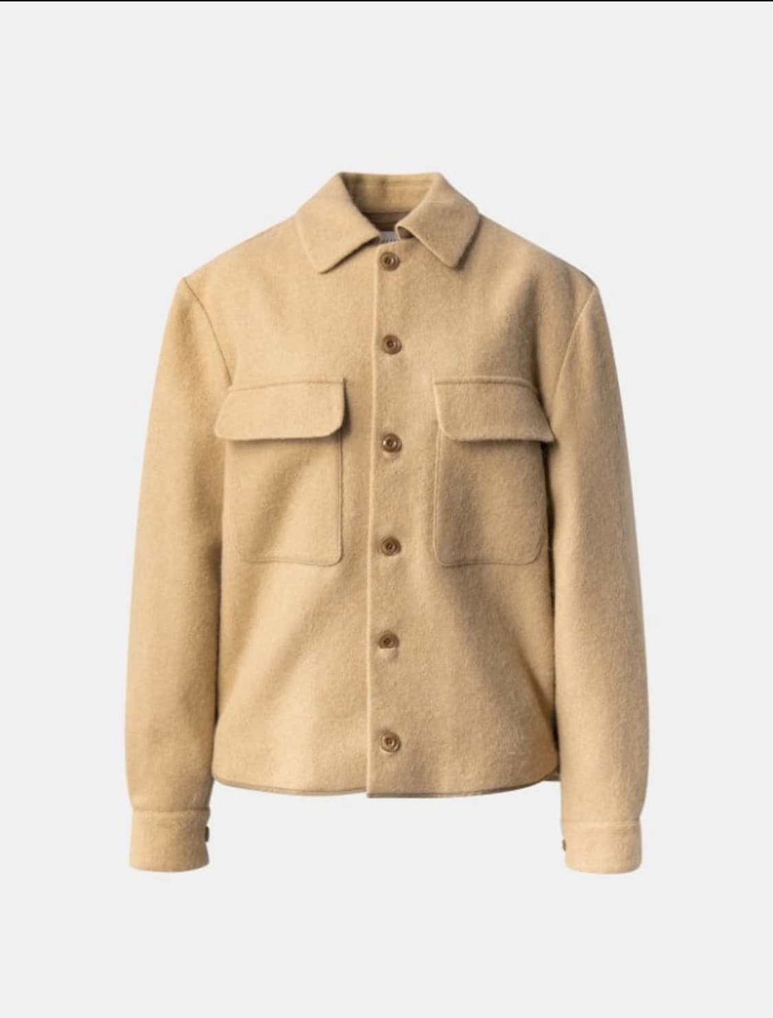 르메르 Lemaire/알파카 오버 셔츠 자켓/44(최우식 착용) 상품이미지1