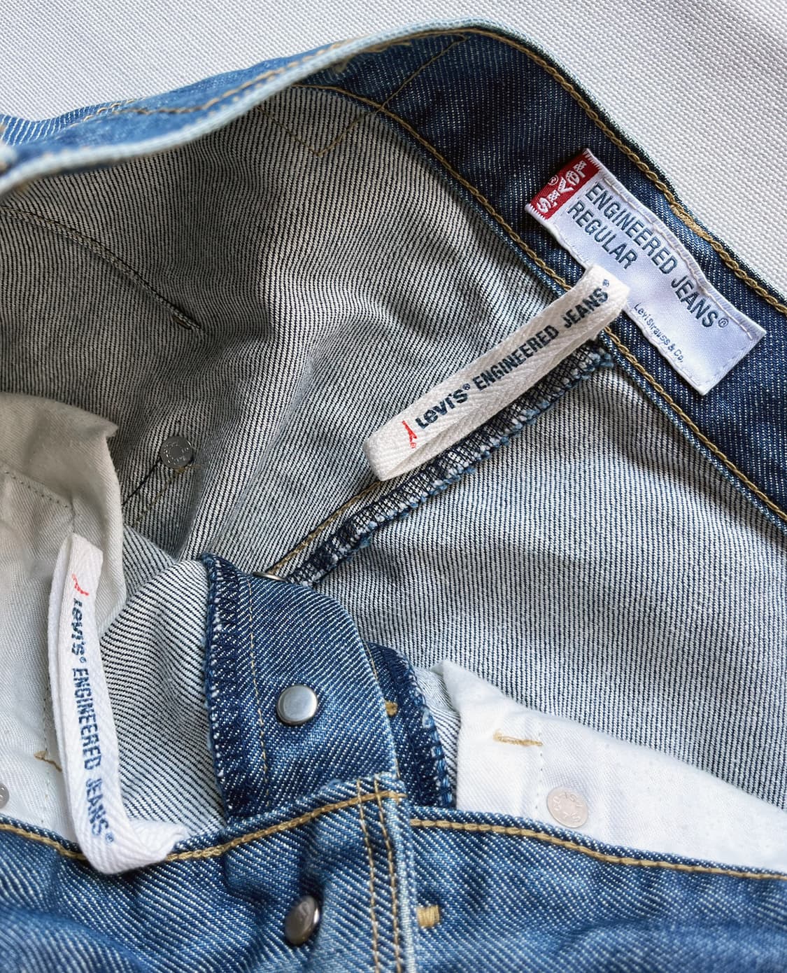 LEVI'S engineered regular blue jeans 상품이미지9