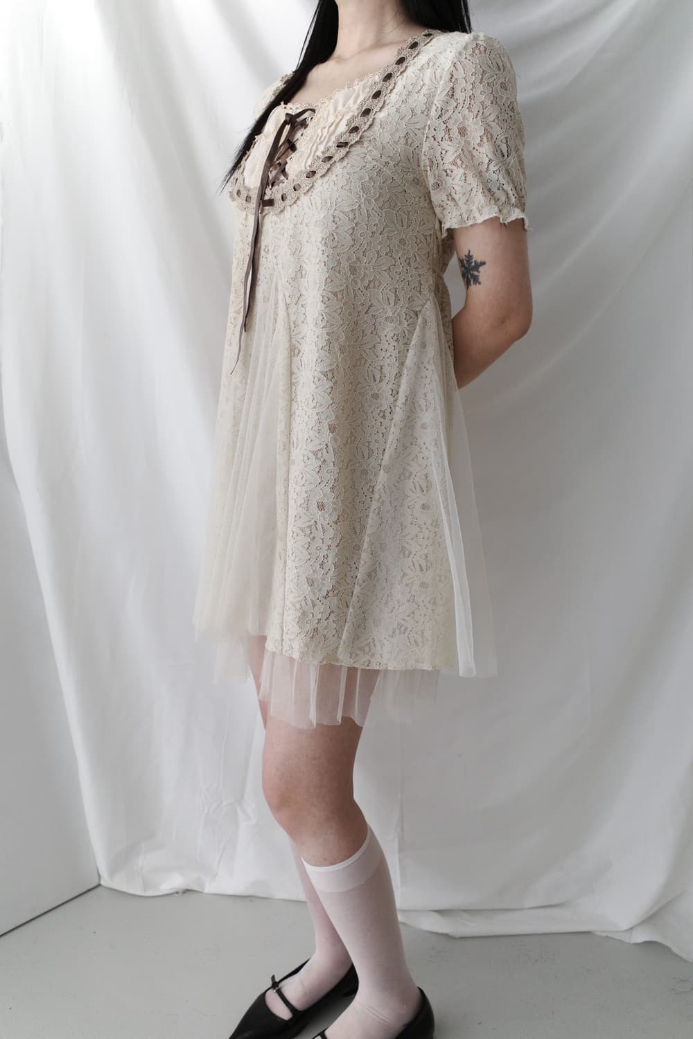 axes femme) lace sha half one-piece 상품이미지7