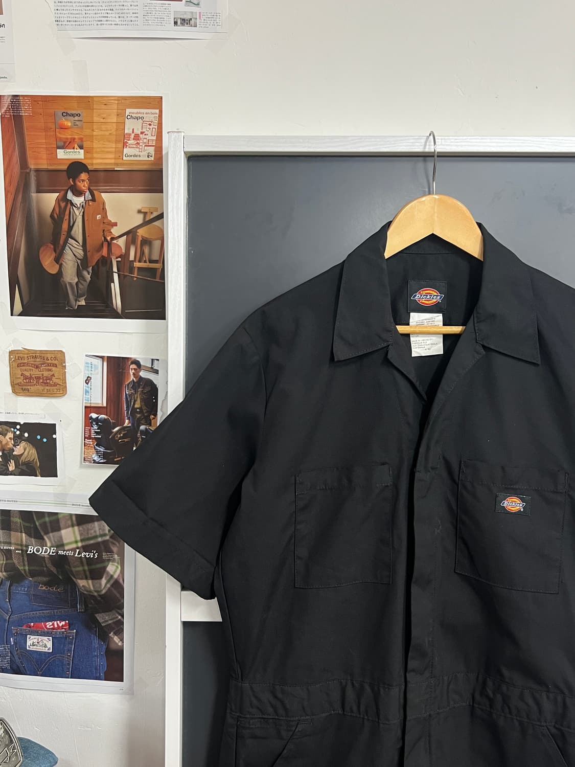 Dickies 디키즈 워크웨어 반팔 점프 수트 상품이미지2