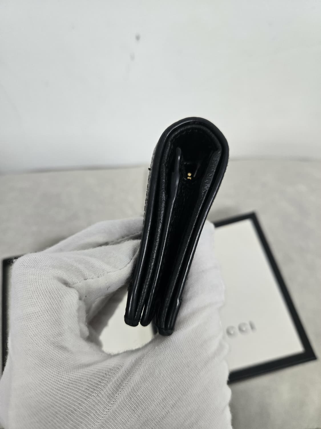 [보증서 정품]구찌 블랙 오피디아 반지갑 상품이미지4