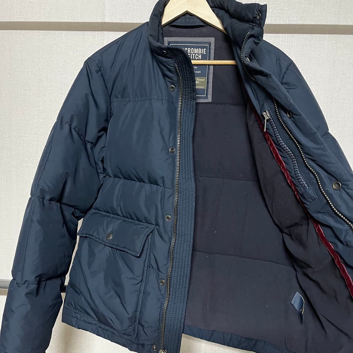 아베크롬비 네이비 푸퍼 패딩 S 상품이미지9