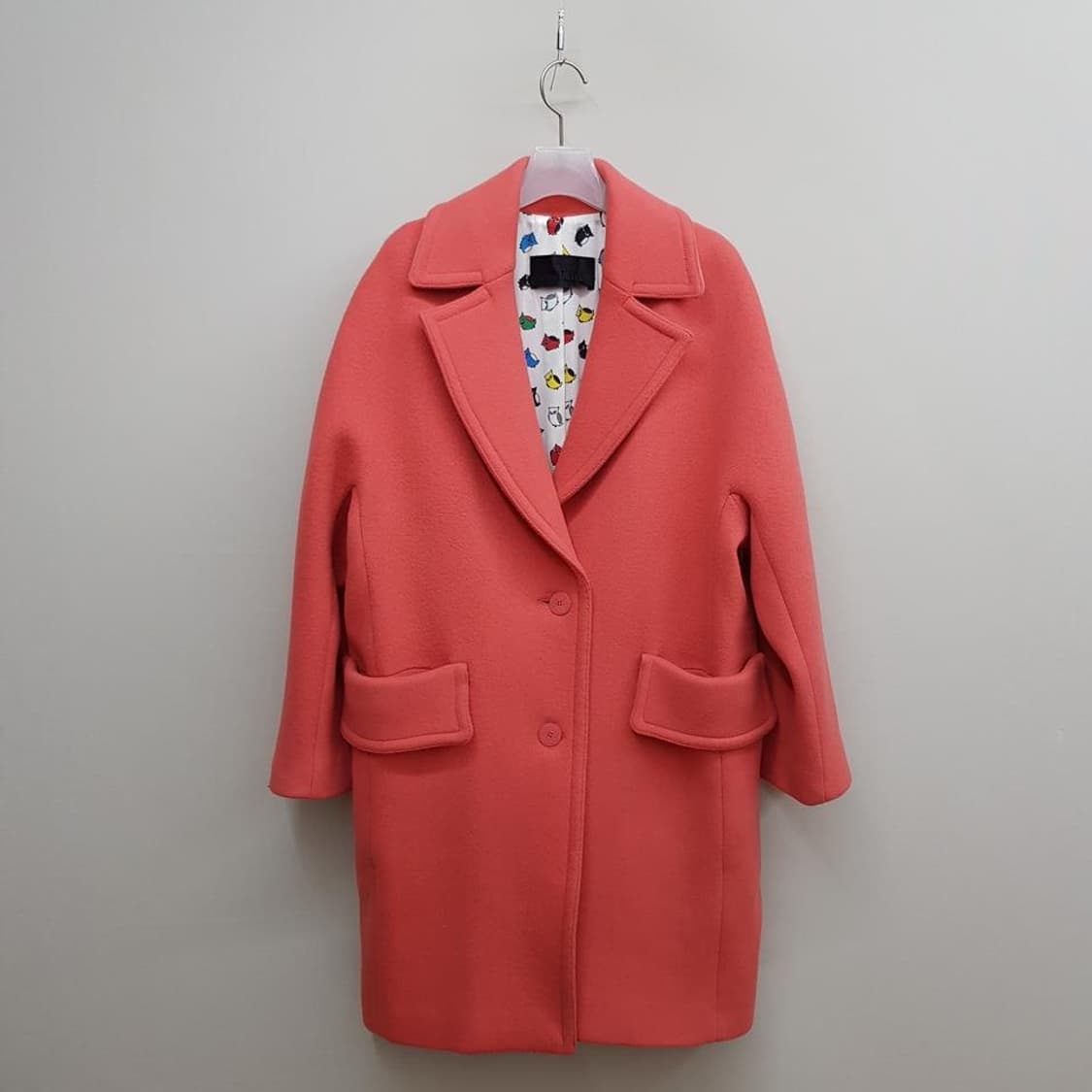 럭키슈에뜨 캐시미어 블렌드 싱글 울 코트 36사이즈 상품이미지1