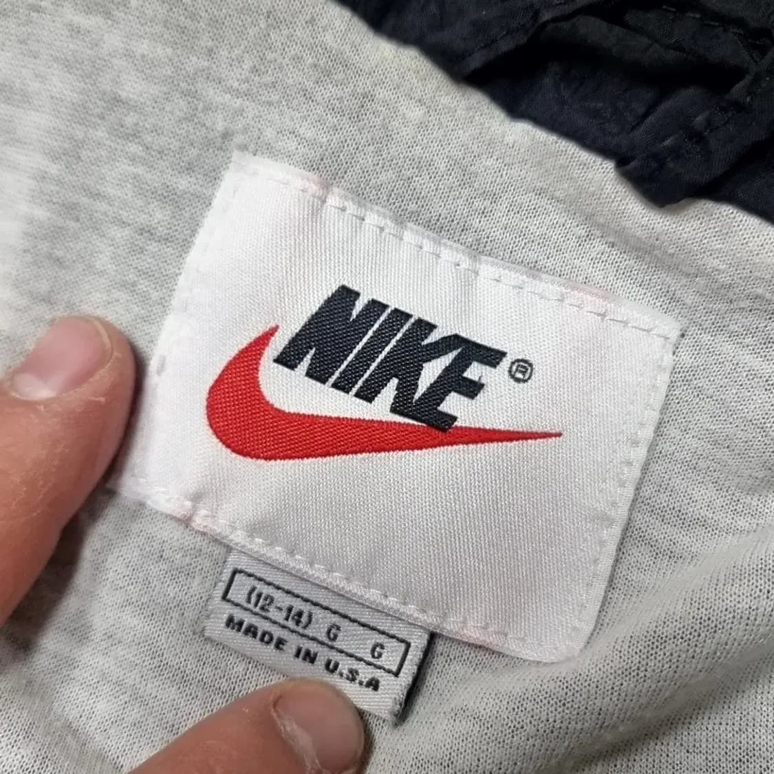 미제 올드스쿨 USA 메이드 80s 나이키 블랙 오렌지 웜업(100) 상품이미지3