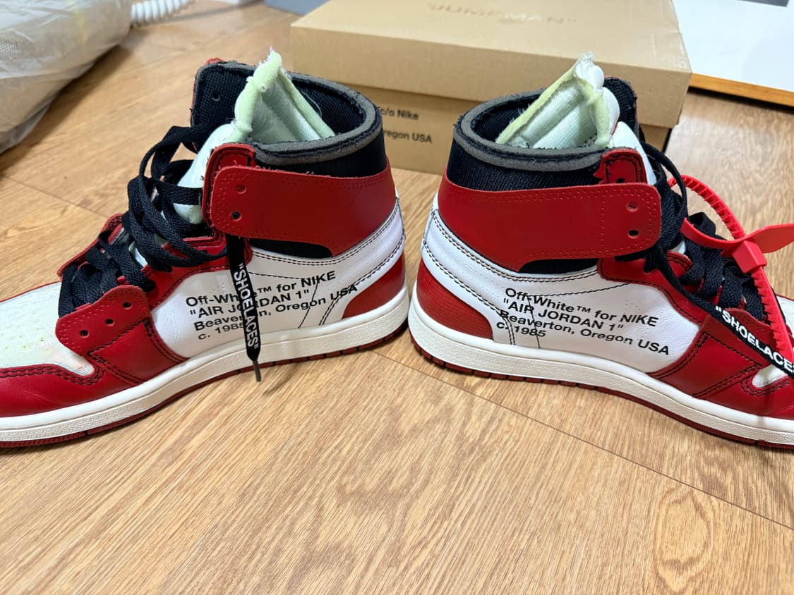 [260] 조던 1 x 오프화이트 레트로 하이 시카고 더 텐 상품이미지3