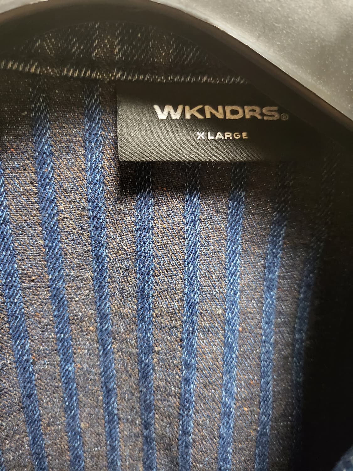 위캔더스 스트라이프 데님 트러커 자켓 상품이미지8