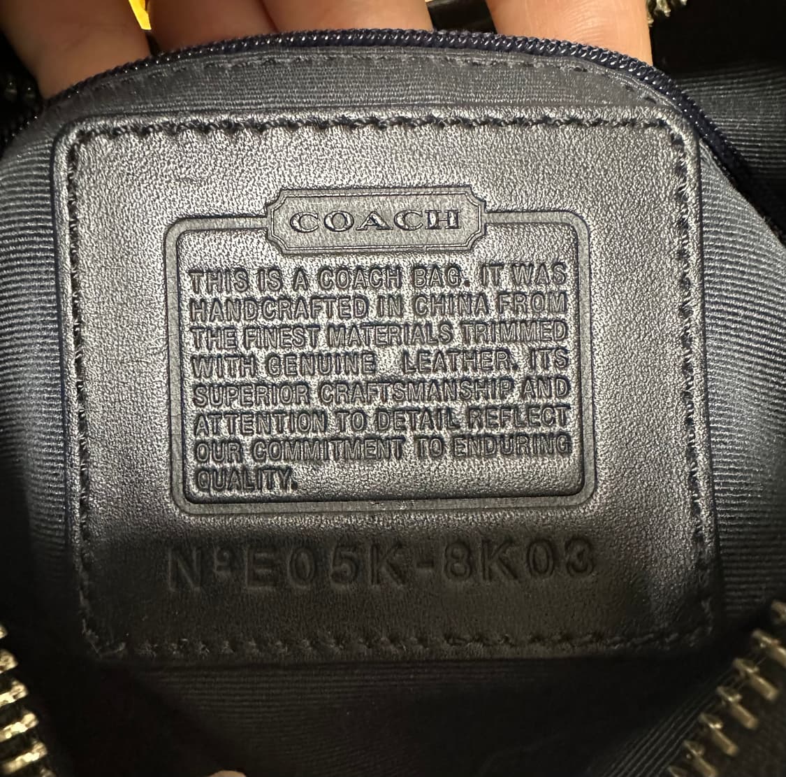 코치 블랙 시그니처 숄더백 / 코치가방 / 코치숄더백 /코치빈티지백 상품이미지10