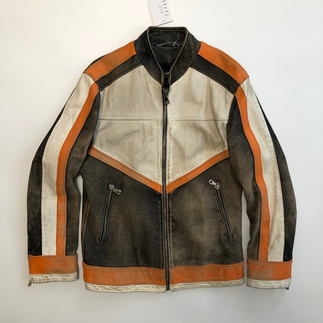 돌체앤가바나 호스하이드 레이싱 레더자켓  상품이미지2