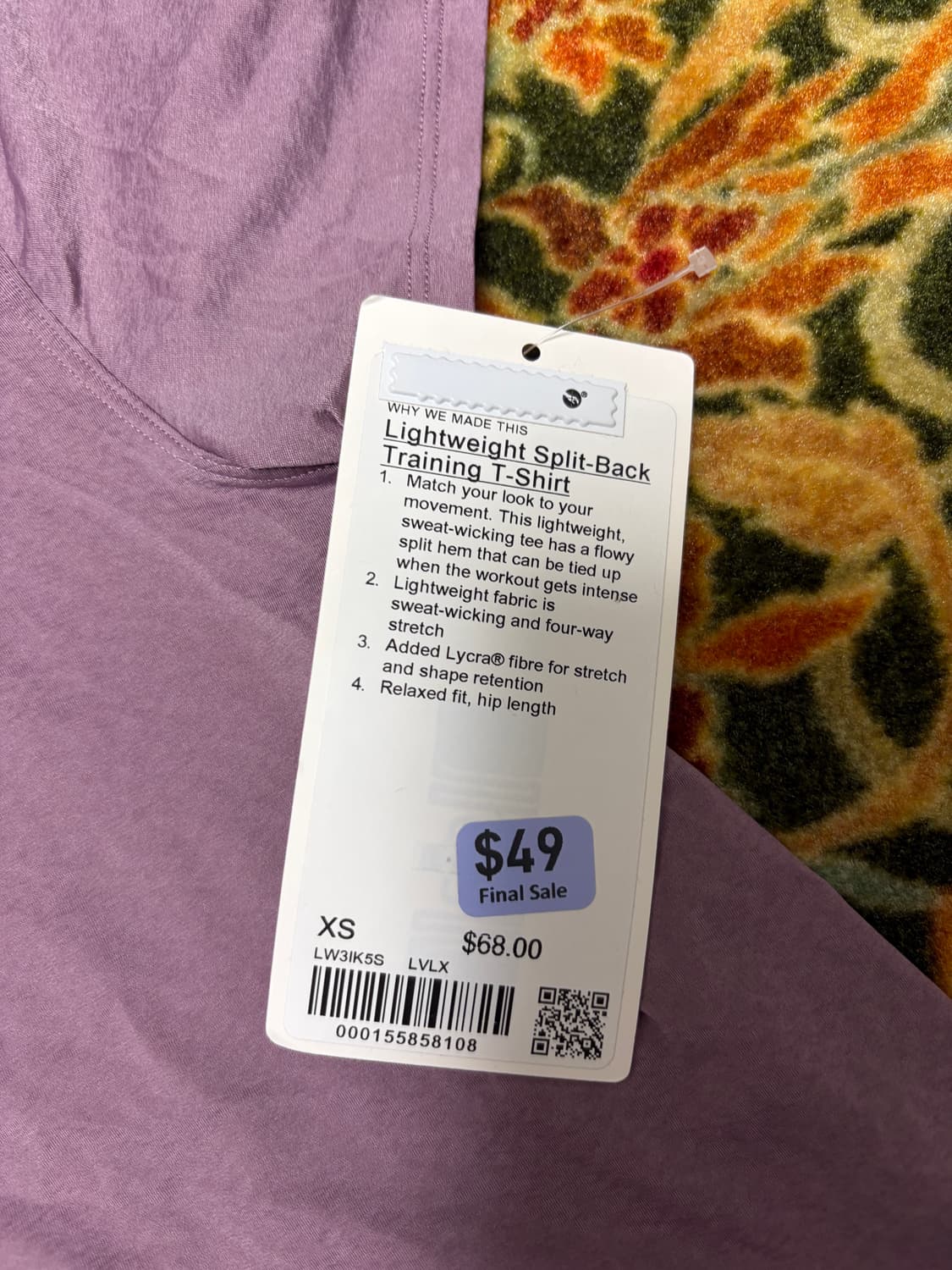 룰루레몬 Lightweight Split-Back Training T-S 상품이미지5