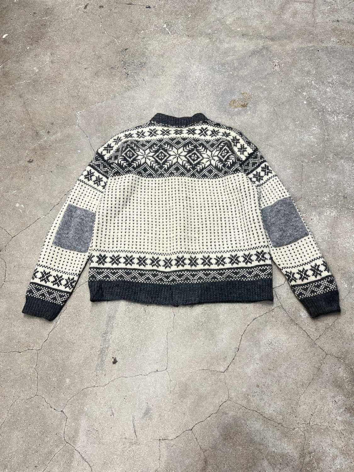 60‘s 노르딕 니트 가디건  상품이미지2