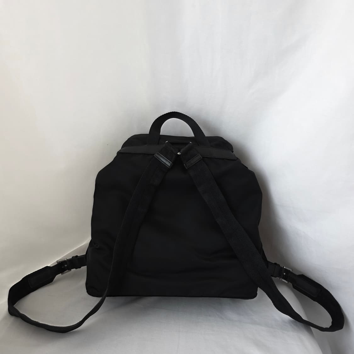 [정품 PRADA] 프라다 투포켓 나일론 빈티지백팩 라지 상품이미지4