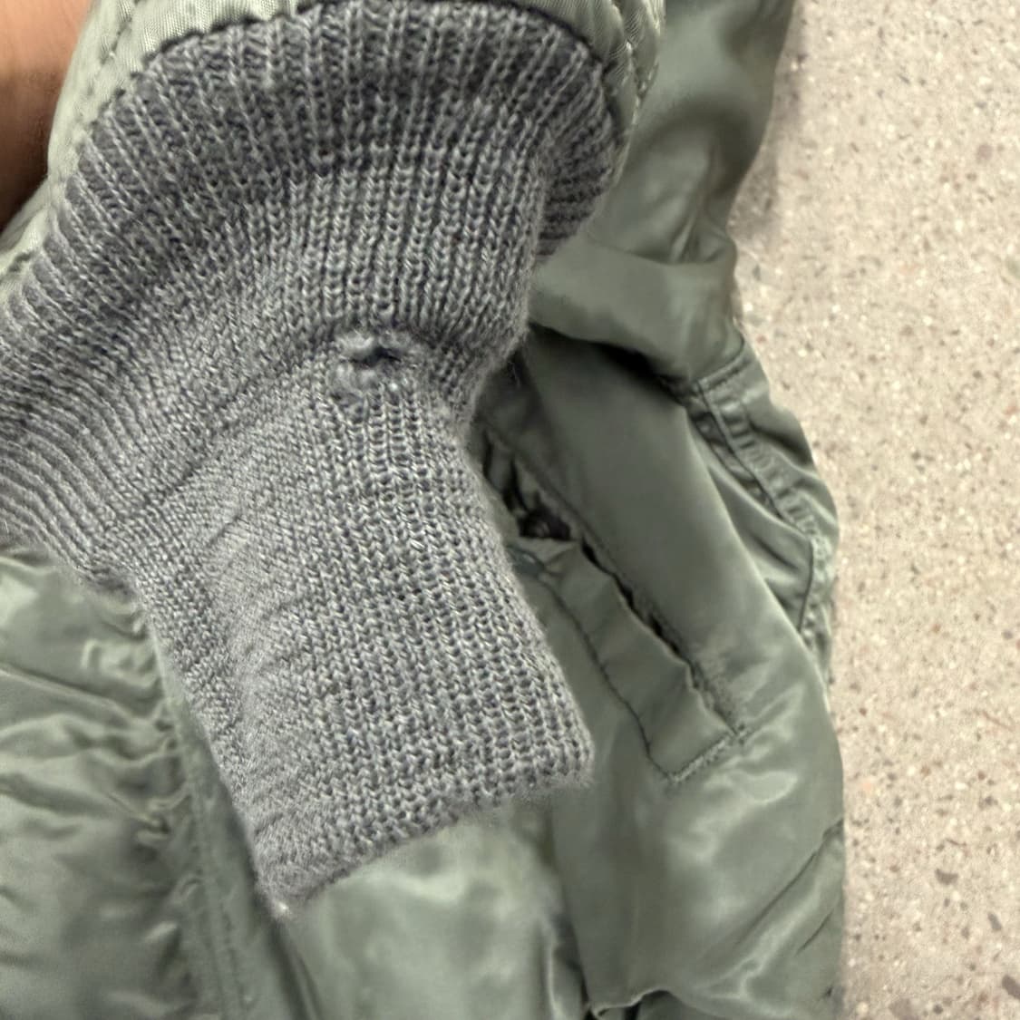 60s 알파 인더스트리 N-2B 헤비 플라잉 자켓 상품이미지6