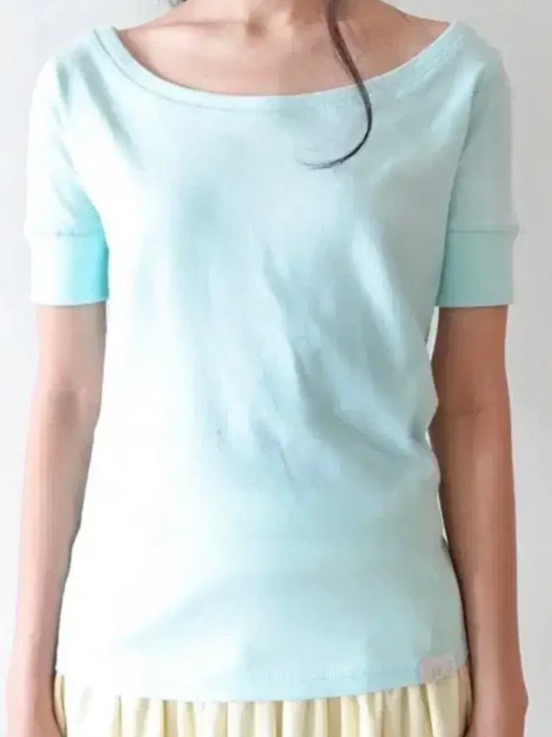 샵페어리 rib half top 민트 구해요 상품이미지1