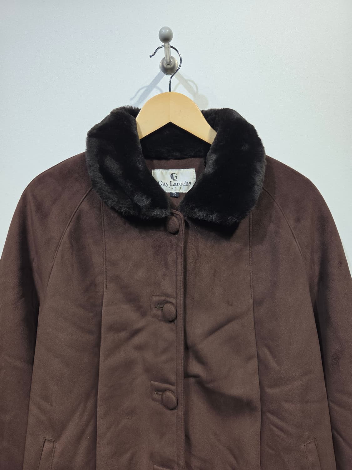 Guy Laroche 기라로쉬 페이크 퍼카라 무스탕 자켓 상품이미지3