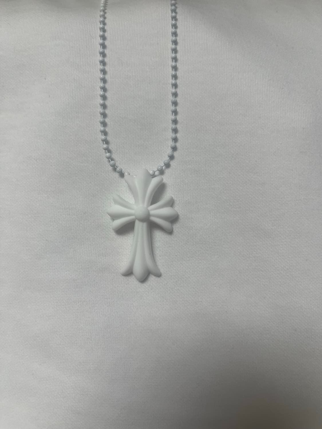 크롬하트 실리크롬 화이트 목걸이 상품이미지1