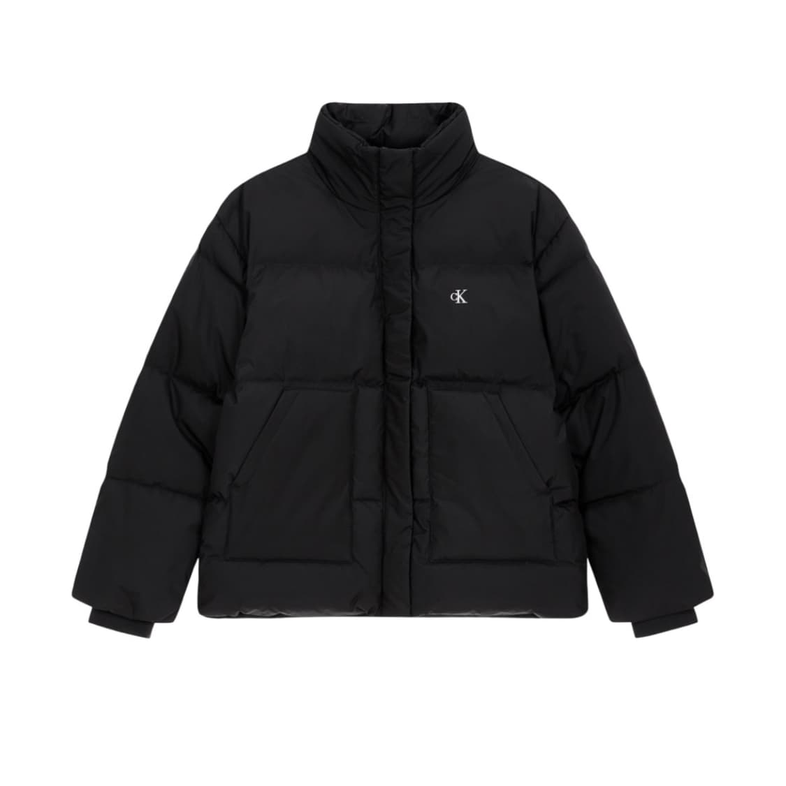 캘빈 클라인 진스 숏렝스 스탠드 카라 푸퍼 다운 재킷 패딩 상품이미지1