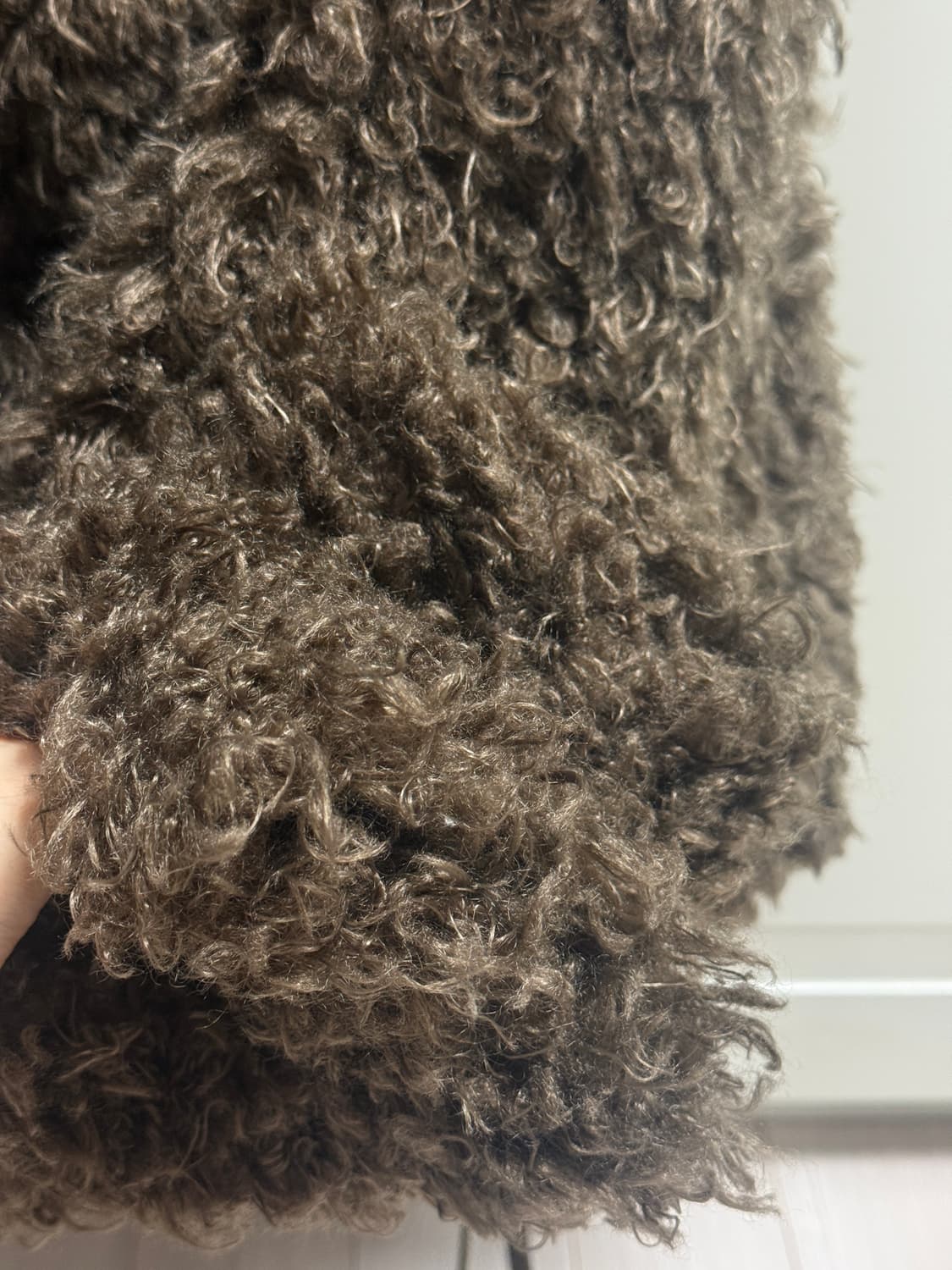 코이세이오 퍼자켓 브라운 (실제 제품사진ㅇ) 상품이미지4