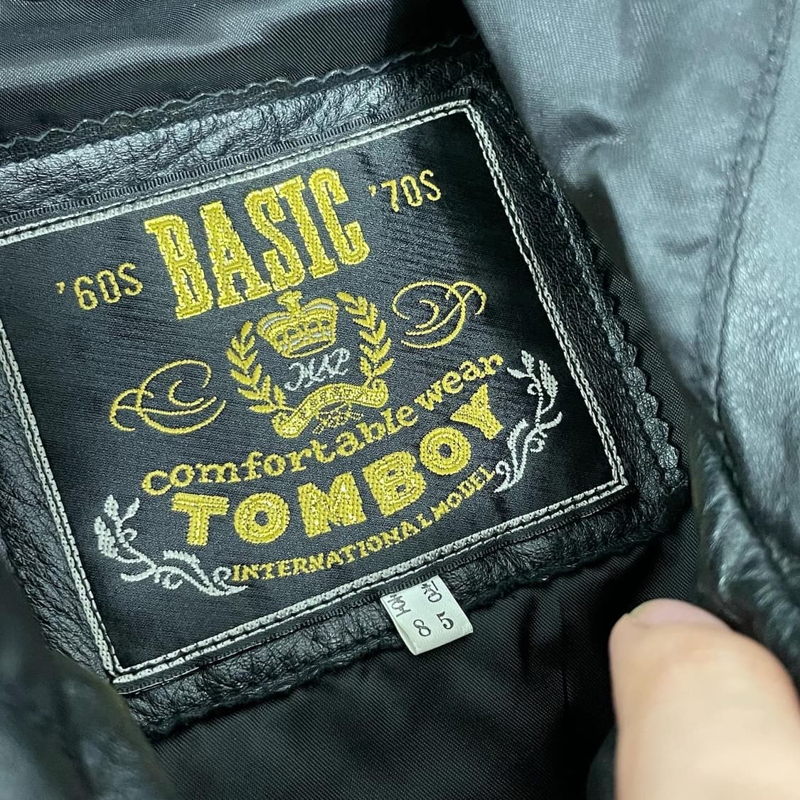 L 톰보이 리얼레더 양가죽 후드코트 상품이미지7