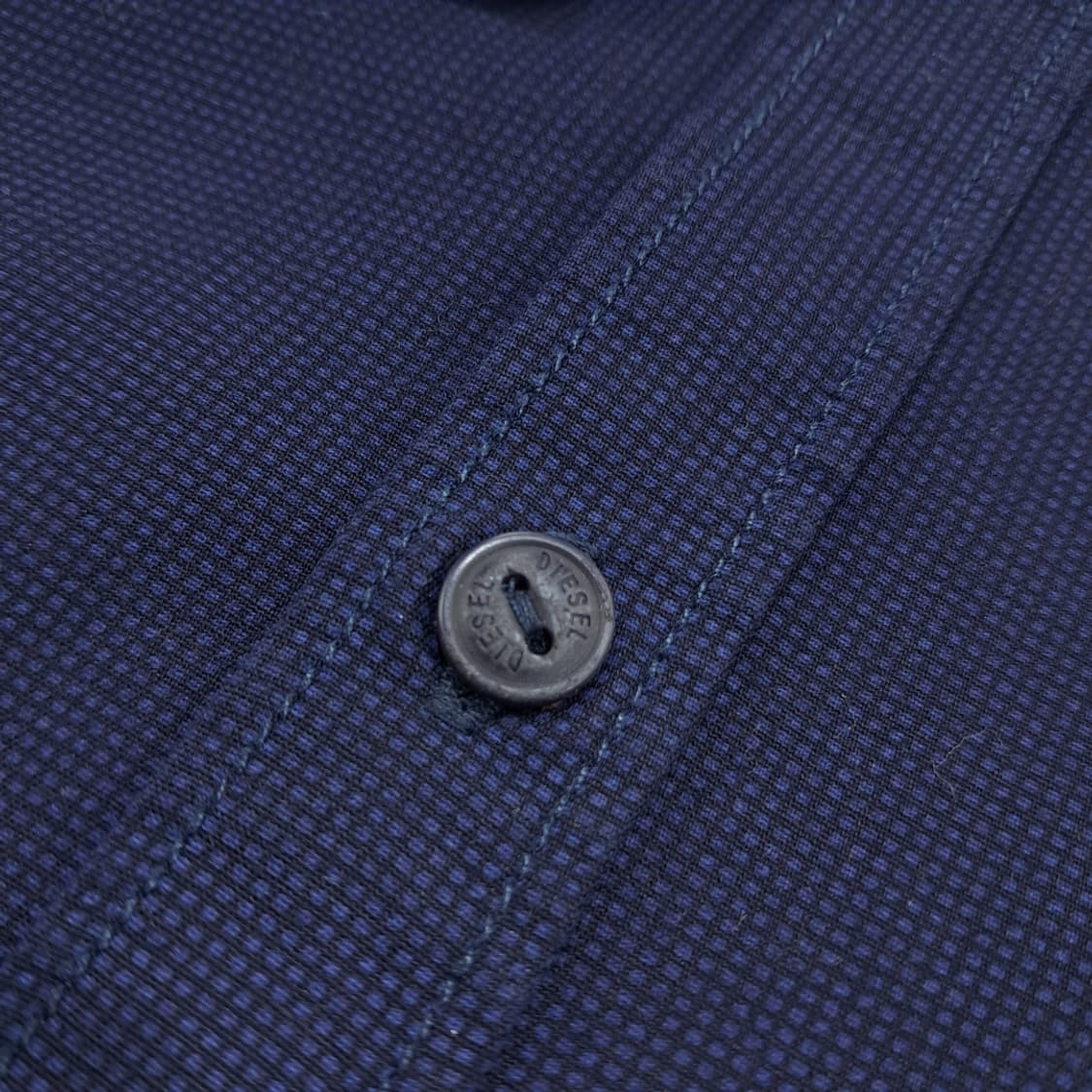 CN926 L 디젤 다크네이비 도트 긴팔 셔츠 남방 상품이미지6