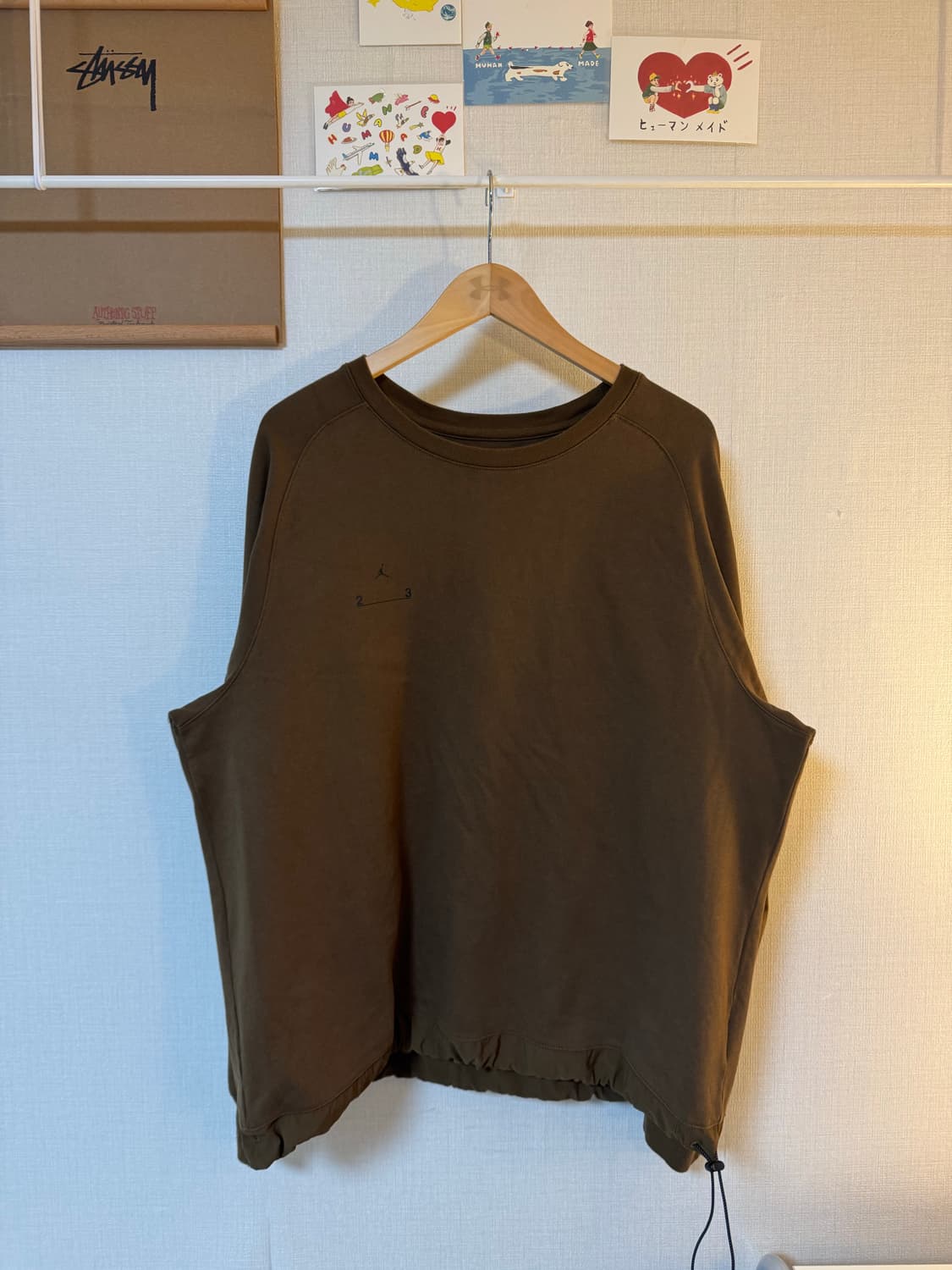 [3XL]나이키 조던 23 엔지니어드 브라운 맨투맨 상품이미지1