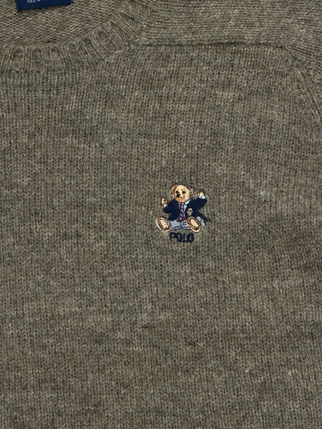 M)폴로 랄프로렌 베어 크루넥 울 스웨터 상품이미지4