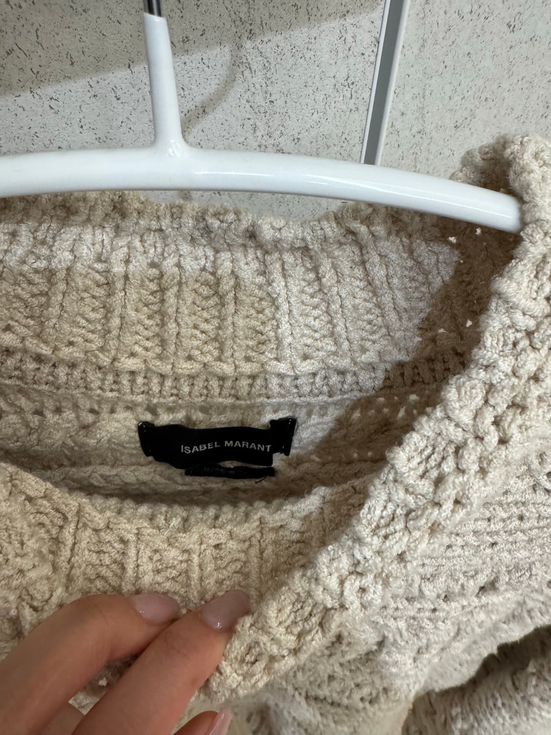 (새제품)Isabel Marant 아이보리 패턴 니트 상품이미지5