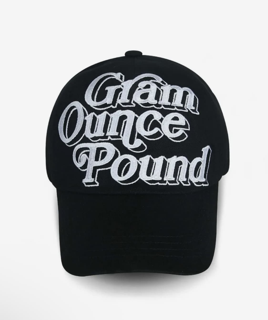 그램 아운스 파운드 블랙 볼캡 모자 상품이미지1