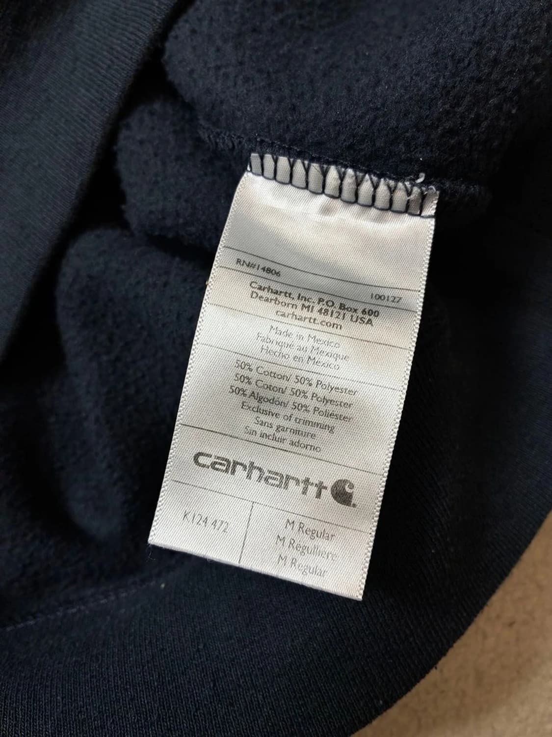 칼하트루즈핏 미드웨이트 레귤러 크루넥 맨투맨 PN7570 상품이미지7