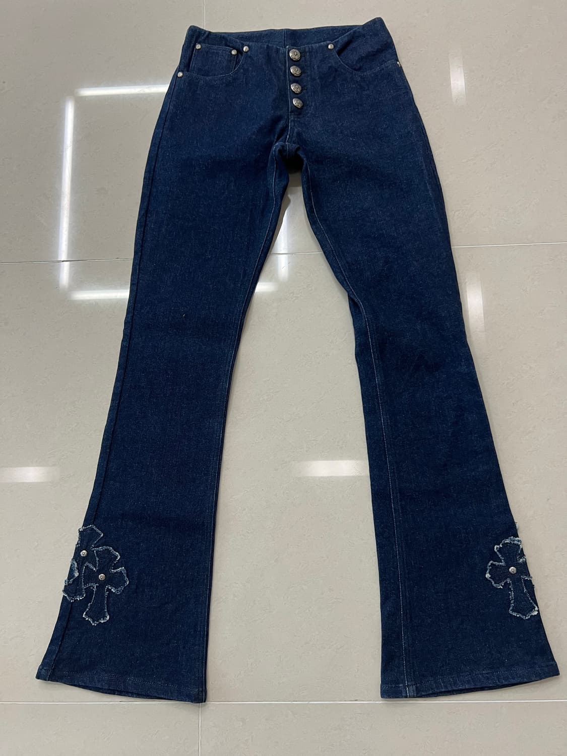 크롬하츠 크로스패치 데님 우먼즈 빈티지 상품이미지3