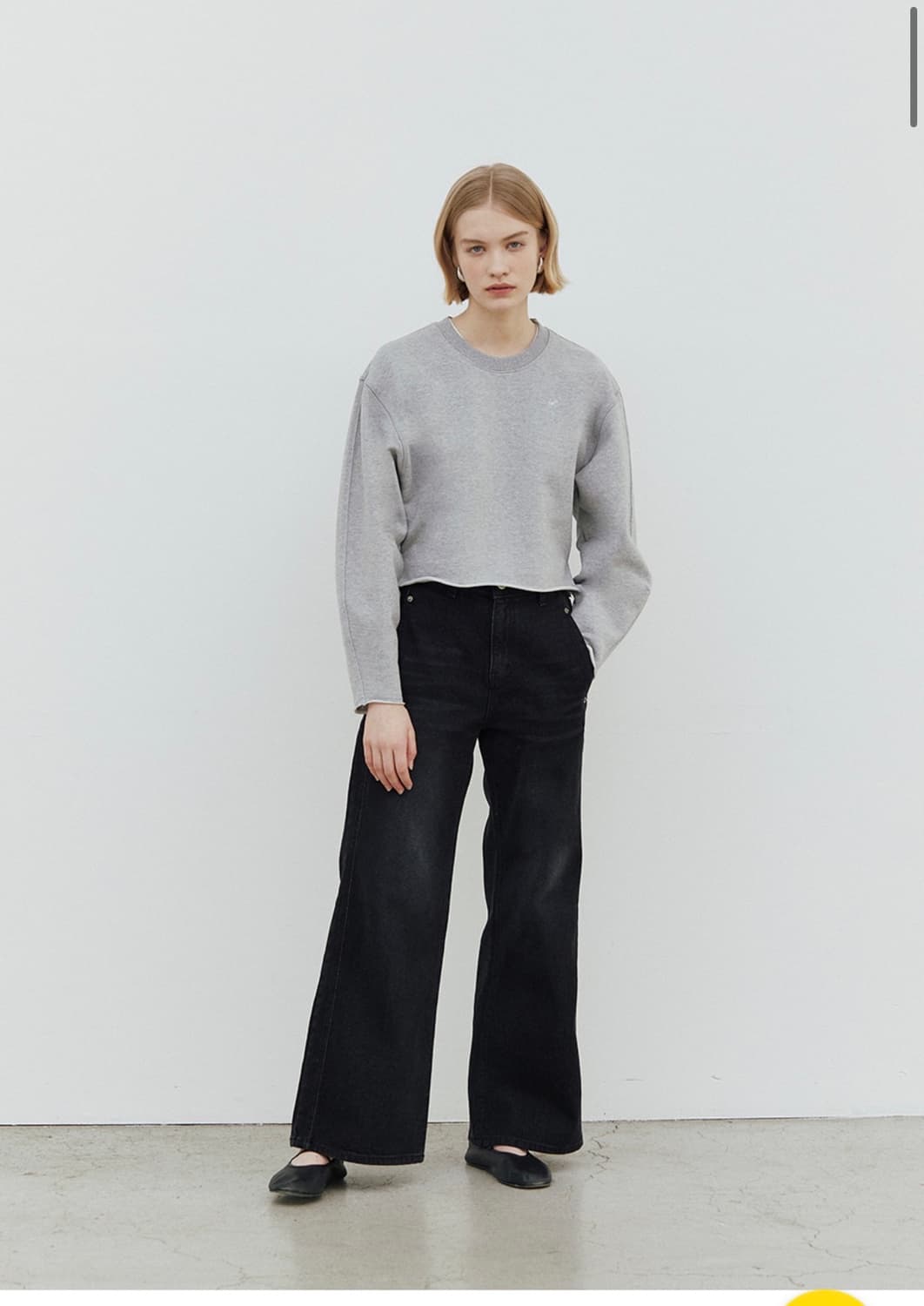 랩12 크롭스웻셔츠  상품이미지3