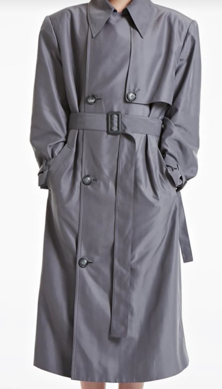 23&24 브랜드 회색 롱 트렌치 코트 A급 저렴하게 판매합니다.(남녀  상품이미지2