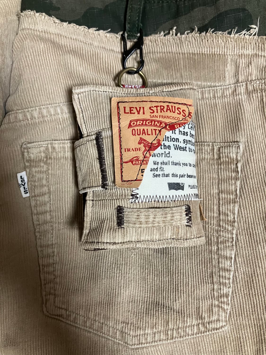 Tot0_[Levis corduroy multi wallet] 상품이미지7