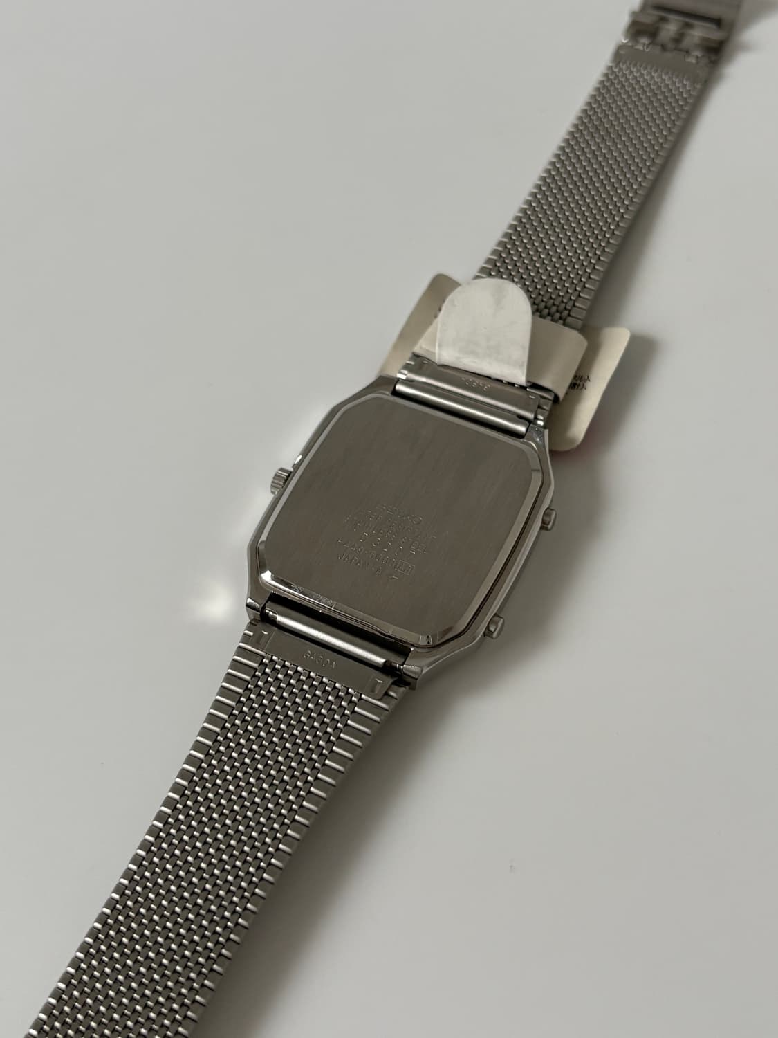 1980s Black Dial Square Ana Digi Quartz 상품이미지7