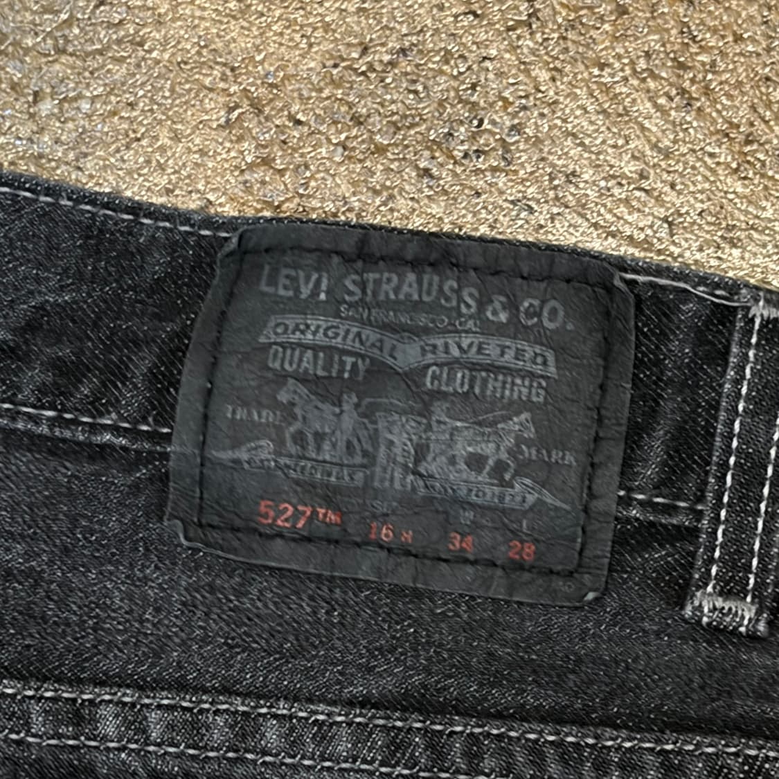 00s 미국 빈티지 리바이스 527 부츠컷 블랙진 청바지 상품이미지8