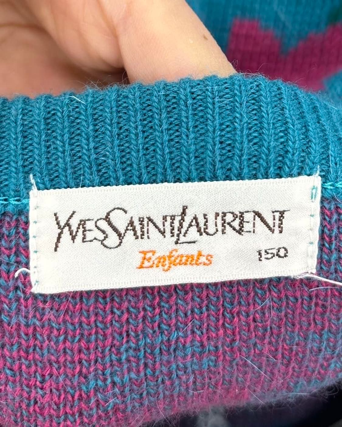 입생로랑 티파니블루 플로럴 니트 상품이미지7