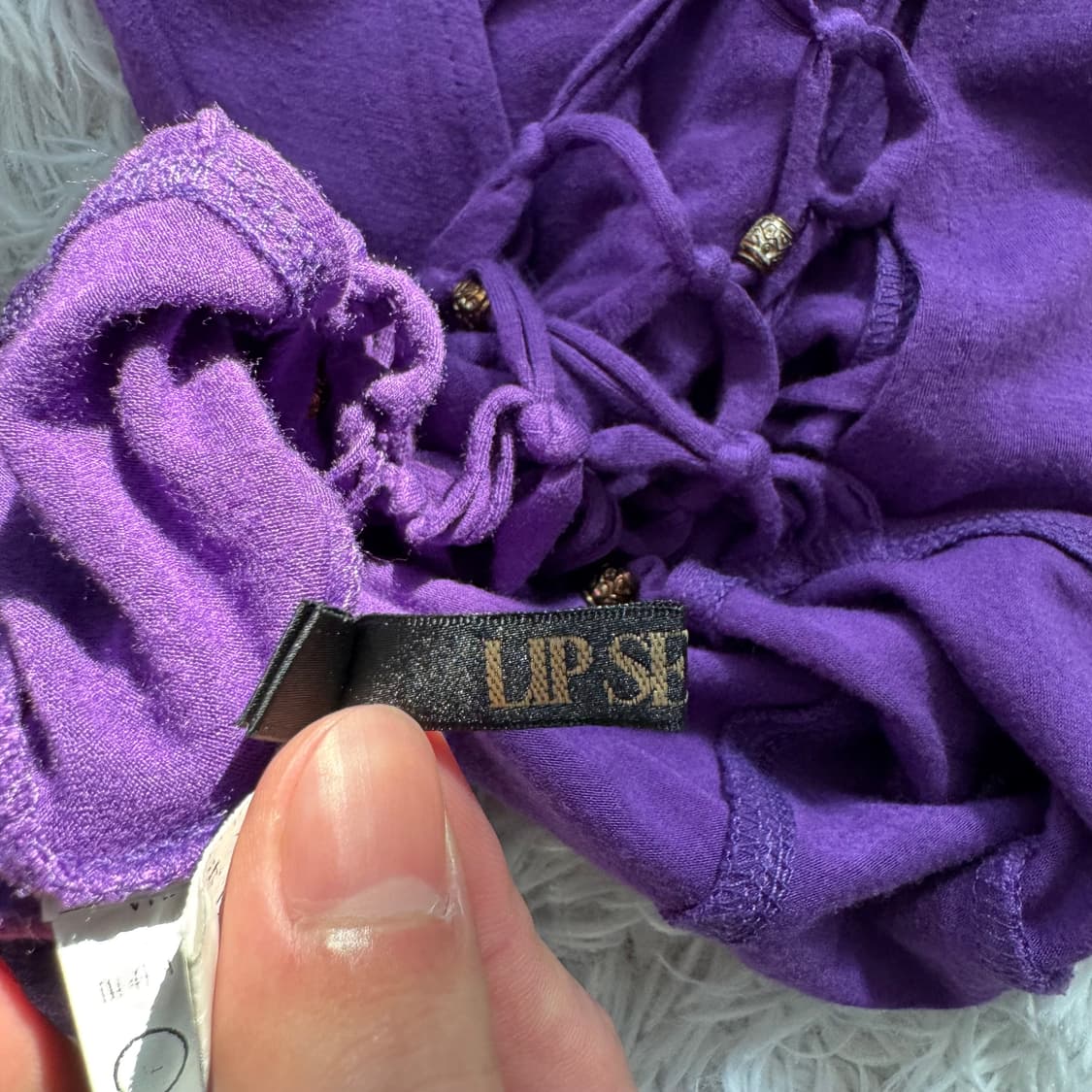 LIP SERVICE 일본빈티지 y2k 나시 여성나시 펑크 XS 35 상품이미지6